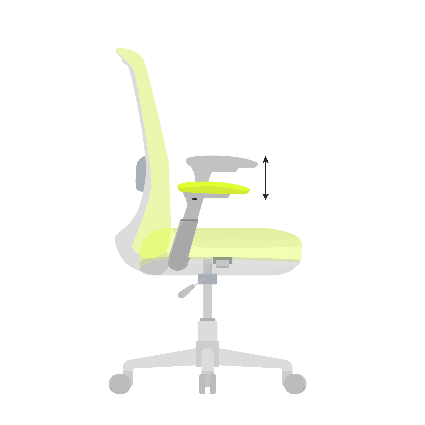 Adjustable chair armrests