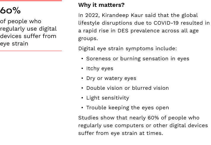 Screen use ergonomics guidance
